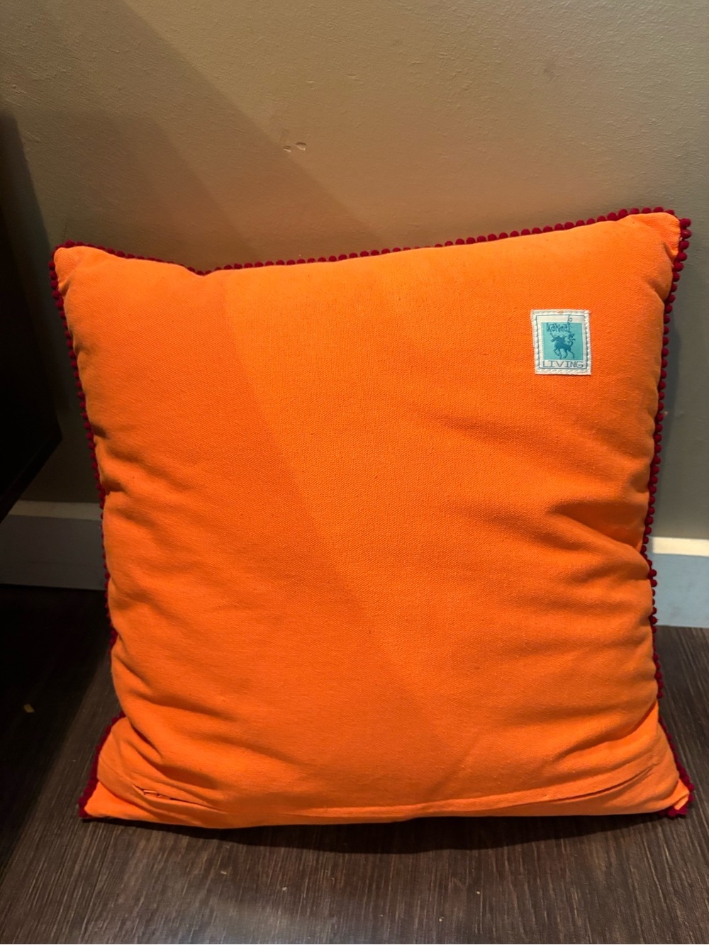 Karma Living cat accent pillow - Picture 4 of 5
